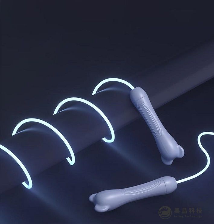 Luminous rope skipping