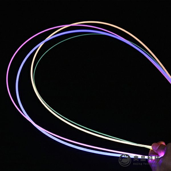 Special light guide strip for automobile atmosphere lamp